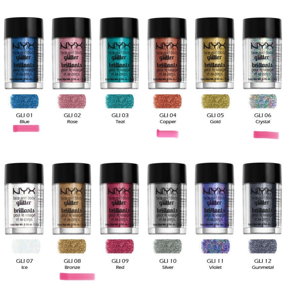 NWT NYX Cosmetics Glitter Bundle